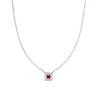 Collana Golay Donna Rubino in Oro Rubino 0.11 Ct GPV496DRUB - GPV496DRUB